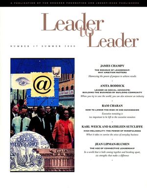 Leader to Leader (LTL), Volume 17, Summer 2000