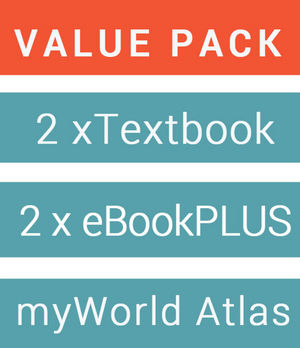 Geography Alive 8 For The Australian Curriculum & eBookPLUS + Retroactive 8 Australian Curriculum For History & eBookPLUS + Jacaranda MyWorld Atlas