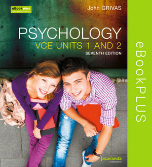 Psychology For The VCE Student 1&2 7E eBookPLUS (Online Purchase)