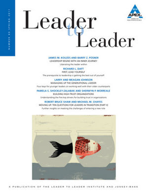 Leader to Leader (LTL), Volume 60, Spring 2011