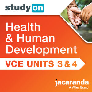 Studyon Vce Health And Human Development Units 3 4 3e Online Purchase Wiley