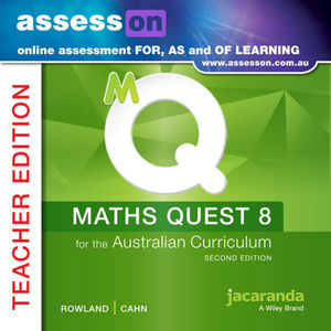 Assesson Maths Quest 8 For The Australian Curriculum Teacher Edition 2E (Online Purchase)
