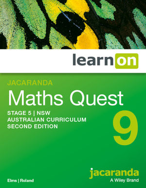 Jacaranda Maths Quest 9 Stage 5 Nsw Australian Curriculum 2e Learnon Online Purchase Wiley