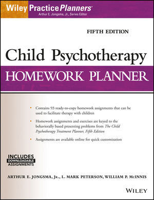 Child Psychotherapy Homework Planner, 5th Edition cover image