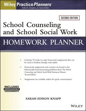 School Counseling and Social Work Homework Planner (W/ Download), 2nd Edition cover image