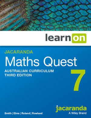 Jacaranda Maths Quest 7 Australian Curriculum 3e learnON (Online Purchase)