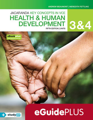 Key Concepts in VCE Health and Human Development Units 3 & 4 5e eGuide (Online Purchase)
