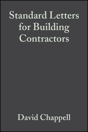 Standard Letters for Building Contractors, 3rd Edition