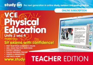 StudyON VCE Physical Education Units 3 and 4 Teacher Edition (Online Purchase)