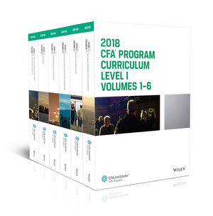 CFA Program Curriculum 2018 Level I, Volumes 1 - 6 Box Set