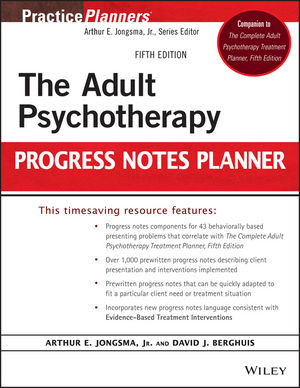 The Adult Psychotherapy Progress Notes Planner, 5th Edition cover image