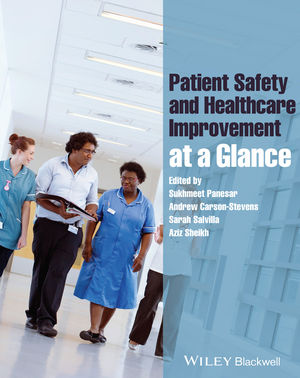 Patient Safety and Healthcare Improvement at a Glance cover image