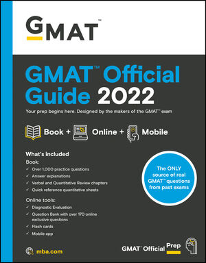 GMAT Official Guide 2022: Book + Online Question Bank cover image