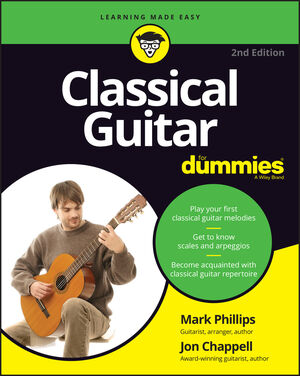 Classical Guitar For Dummies, 2nd Edition Book Cover Image