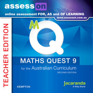 Assesson Maths Quest 9 For The Australian Curriculum Teacher Edition 2E (Online Purchase)