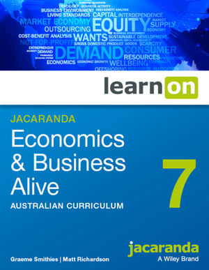 Jacaranda Economics & Business Alive 7 Australian Curriculum learnON (Online Purchase)