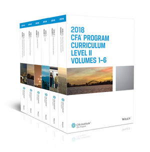 CFA Program Curriculum 2018 Level II, Volumes 1 - 6 Box Set