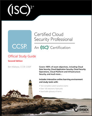 (ISC)2 CCSP Certified Cloud Security Professional Official Study Guide, 2nd Edition cover image