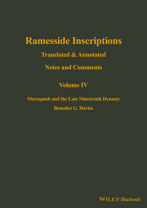 Ramesside Inscriptions, Volume IV, Merenptah and the Late Nineteenth Dynasty: Translated and Annotated, Notes and Comments