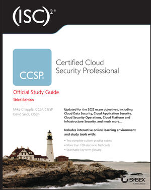(ISC)2 CCSP Certified Cloud Security Professional Official Study Guide, 3rd Edition cover image
