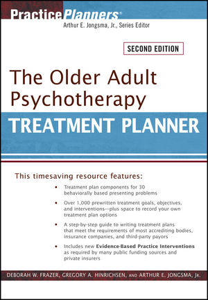 The Older Adult Psychotherapy Treatment Planner, 2nd Edition
