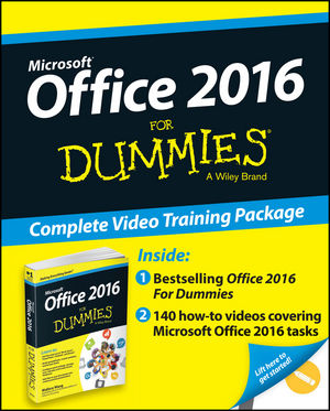 Office 2016 For Dummies, Book + Online Videos Bundle cover image