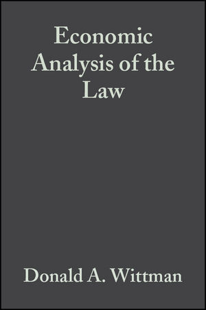 Economic Analysis Of The Law Selected Readings - 