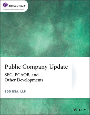 Public Company Update: SEC, PCAOB, and Other Developments