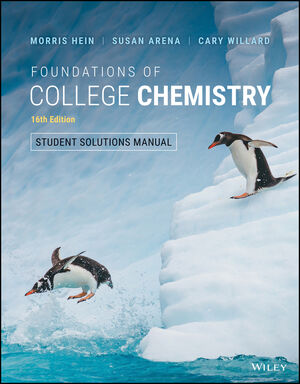 Foundations of College Chemistry, 16e Student Solutions Manual