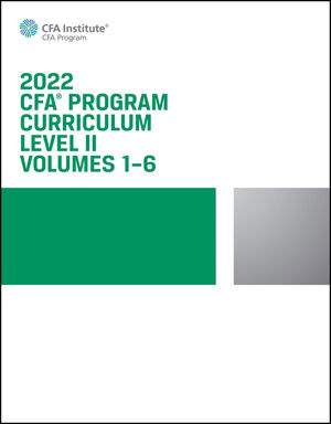 2024 CFA Program Curriculum Level II Box Set, Volumes 1 - 6