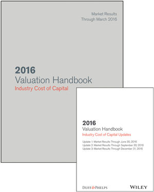 2016 Valuation Handbook - Industry Cost of Capital + Quarterly PDF Updates (Set)