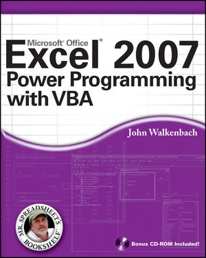 visual basic for excel 2007 book