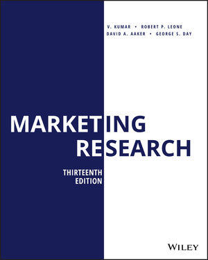 Marketing Research 13th Edition Wiley