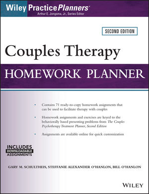 Couples Therapy Homework Planner, 2nd Edition cover image