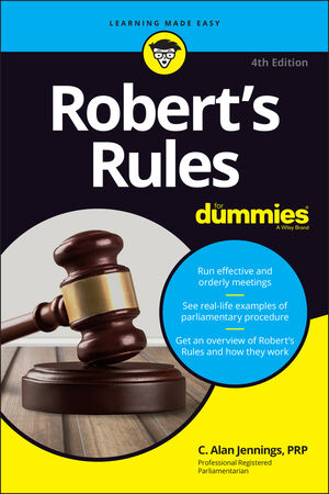 Robert's Rules For Dummies, 4th Edition