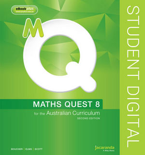 Maths Quest 8 For The Australian Curriculum 2E eBookPLUS (Online Purchase)