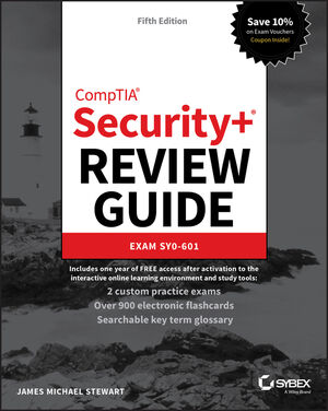 CompTIA Security+ Review Guide: Exam SY0-601, 5th Edition cover image