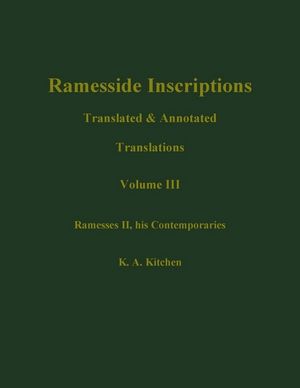 ramesside inscriptions