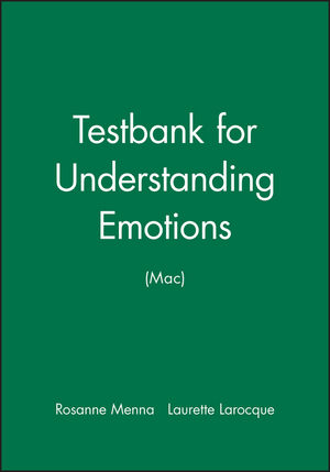 Testbank for Understanding Emotions (Mac)