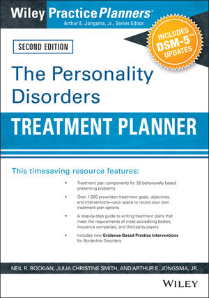 The Personality Disorders Treatment Planner: Includes DSM-5 Updates, 2nd Edition cover image