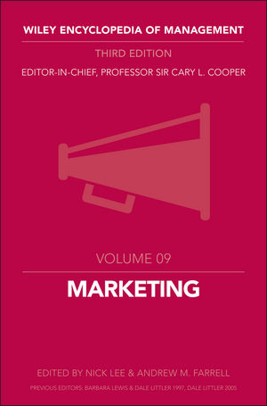 Wiley Encyclopedia of Management, Volume 9, Marketing, 3rd Edition