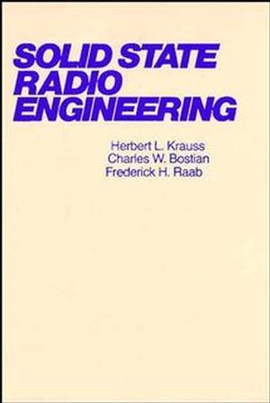 mareado Hacer la vida carga Solid State Radio Engineering | Wiley