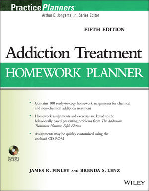 Addiction Treatment Homework Planner, 5th Edition cover image