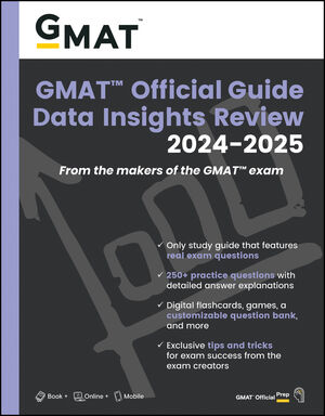 GMAT Official Guide Data Insights Review 2024-2025: Book + Online Question Bank cover image