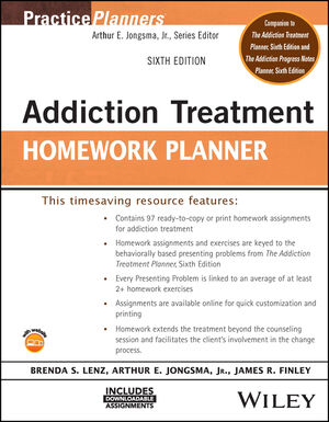 Addiction Treatment Homework Planner, 6th Edition cover image