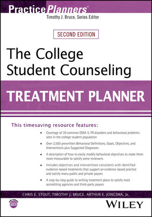 The College Student Counseling Treatment Planner, 2nd Edition cover image