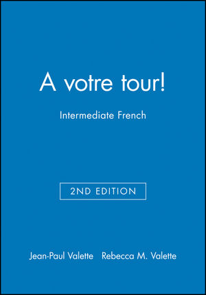 A votre tour!: Intermediate French, SAM Audio CDs (12 CDs, 1 per Unit), 2nd Edition