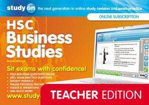 StudyOn HSC Business Studies (Online Purchase), Teacher Edition