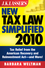 J.K. Lasser's New Tax Law Simplified 2010: Tax Relief from the American Recovery and Reinvestment Act, and More (0470589906) cover image