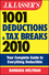 J.K. Lasser's 1001 Deductions and Tax Breaks 2010: Your Complete Guide to Everything Deductible (0470573031) cover image